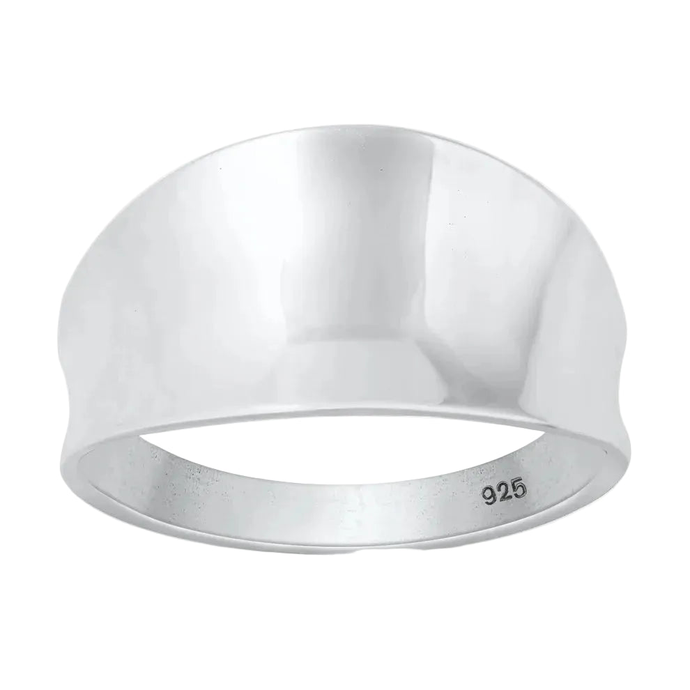 Wide Concave Ring