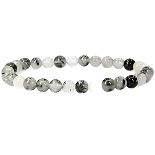 Black Rutilated Quartz Bracelet