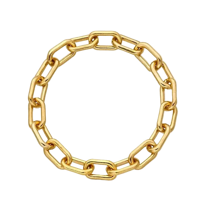 Paperclip Chain Ring