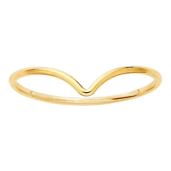 Chevron Stacking Ring