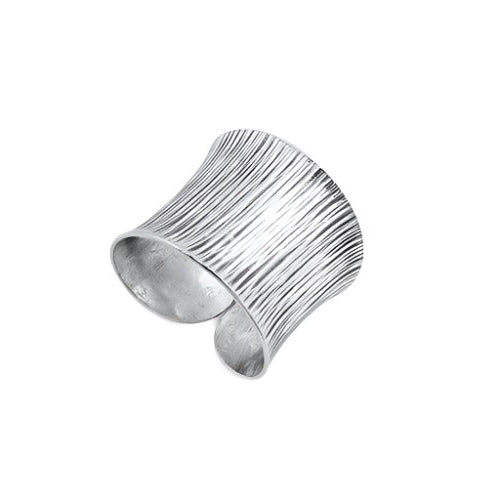 Textured Cigar Band Ring