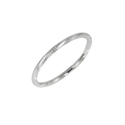 Diamond Cut Stacking Ring