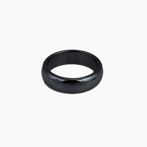 Black Jade Stone Ring