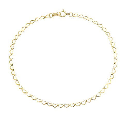 Gold Heart Bracelet