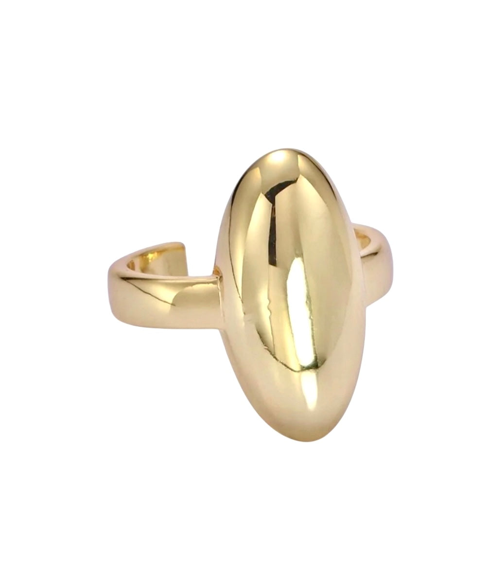 Domed Oval Ring