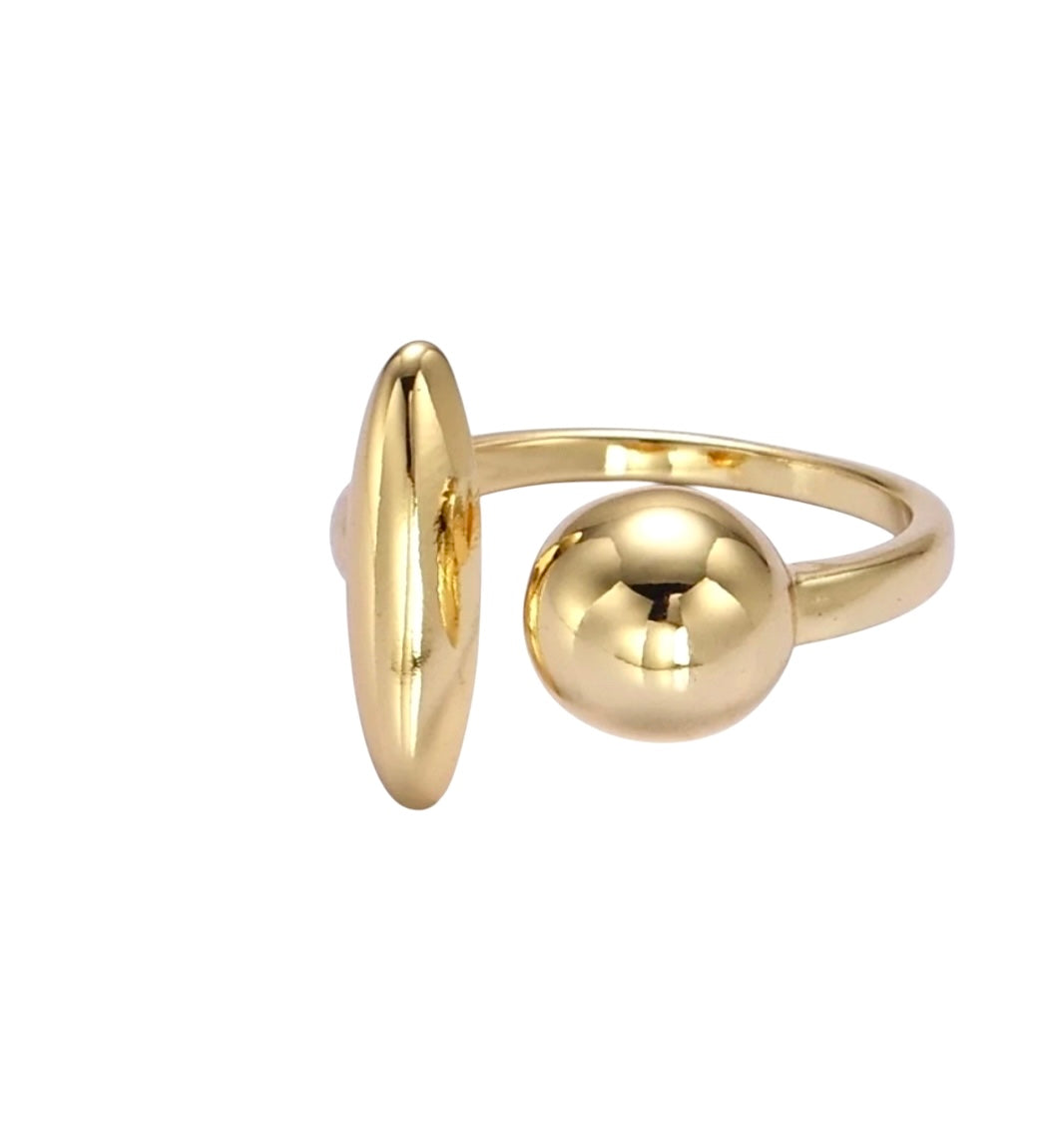 Oval and Bar Ring