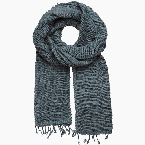 Berry Woven Cotton Scarf