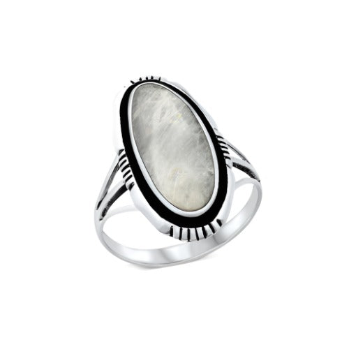 Southwest Moonstone Ring