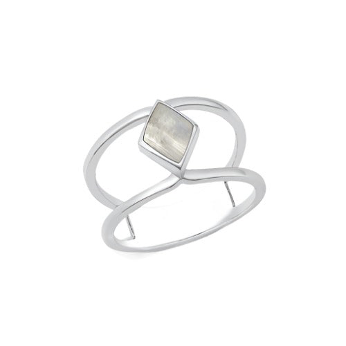 Marquise Moonstone Ring