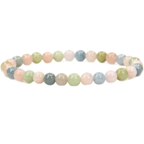 Morganite Beryl Aquamarine Bracelet