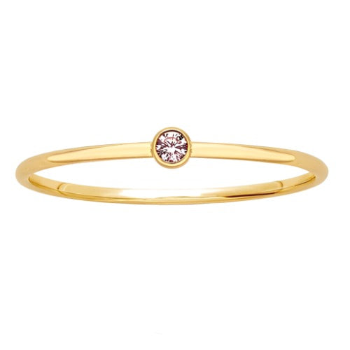 Tiny Solitaire Ring