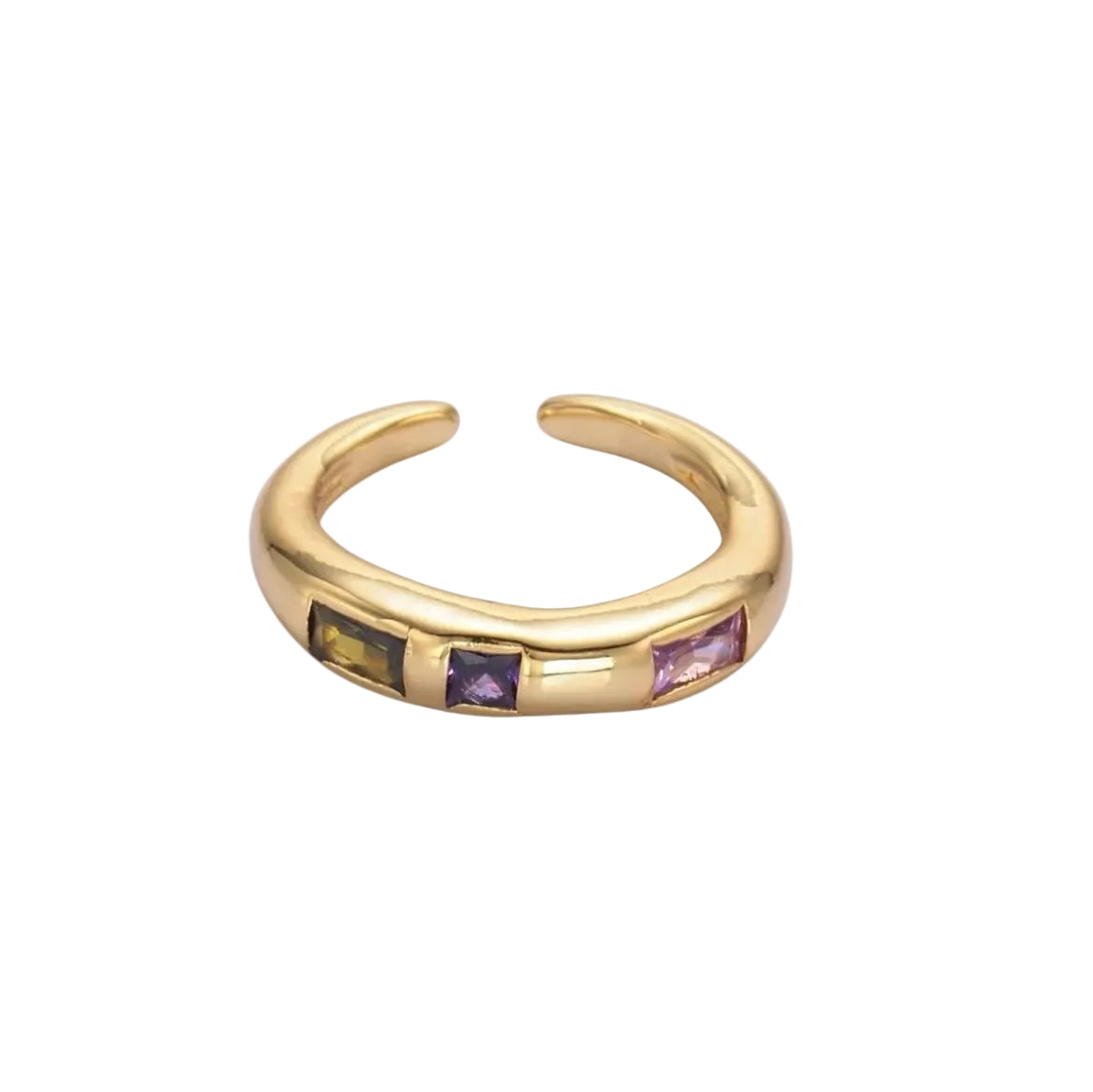 Abstract Stone ring