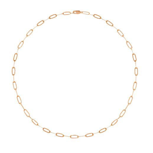 Rose Gold Paperclip Bracelet