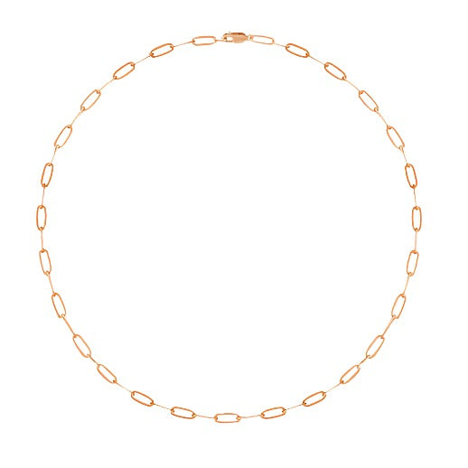 Rose Gold Paperclip Bracelet