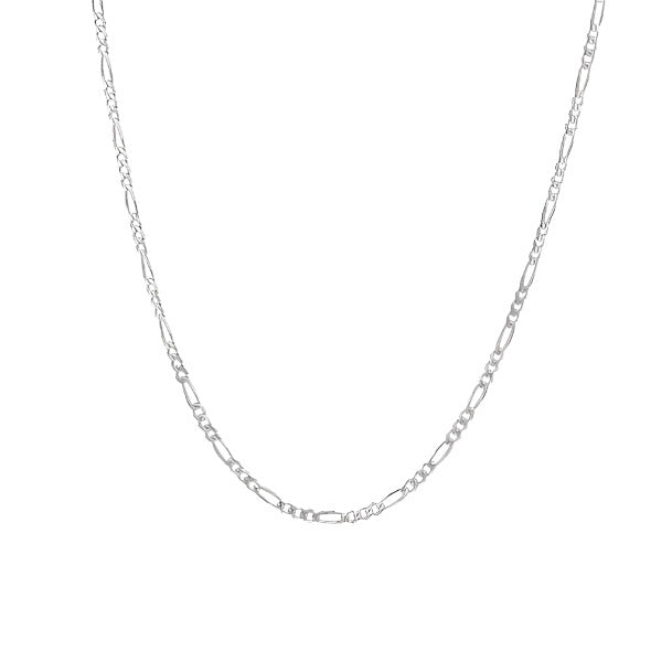 Sterling Silver Figaro Chain