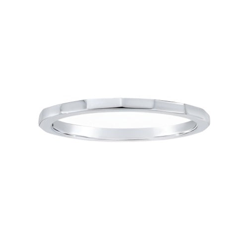 Hammered Texture Stacking Ring