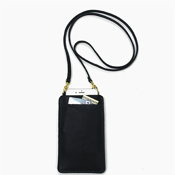 Two Pocket Cell Phone Crossbody Bag