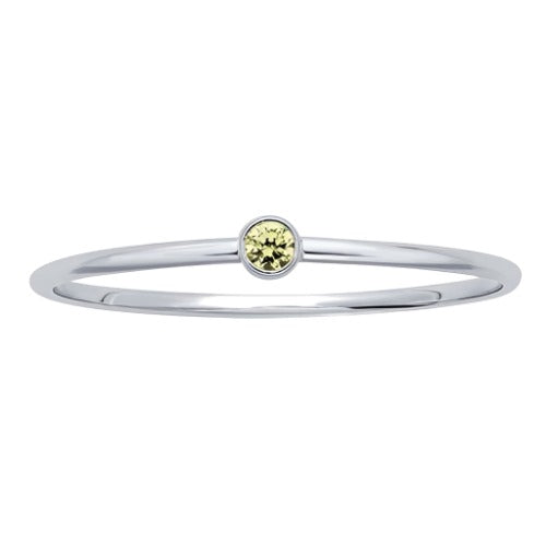 Tiny Solitaire Ring