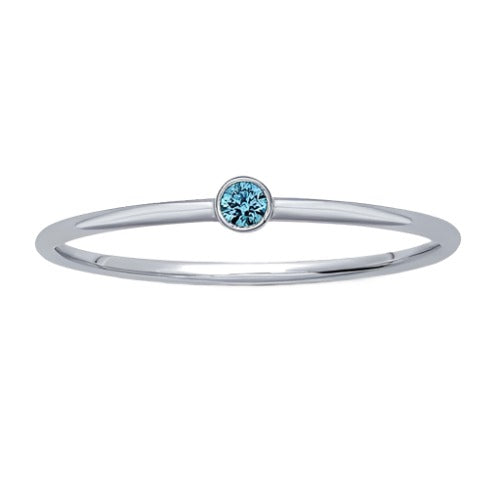 Tiny Solitaire Ring