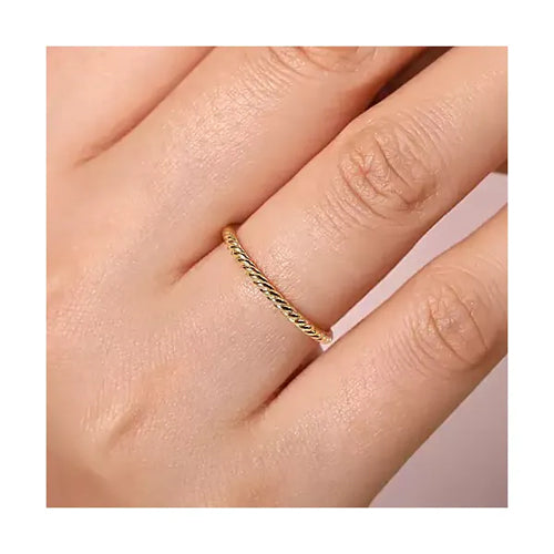 Twisted Stacking Ring