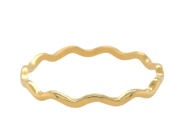 Wavy Stacking Ring