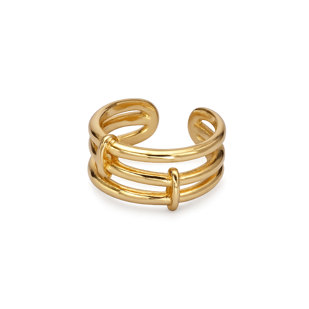 Three Row Wrap Ring