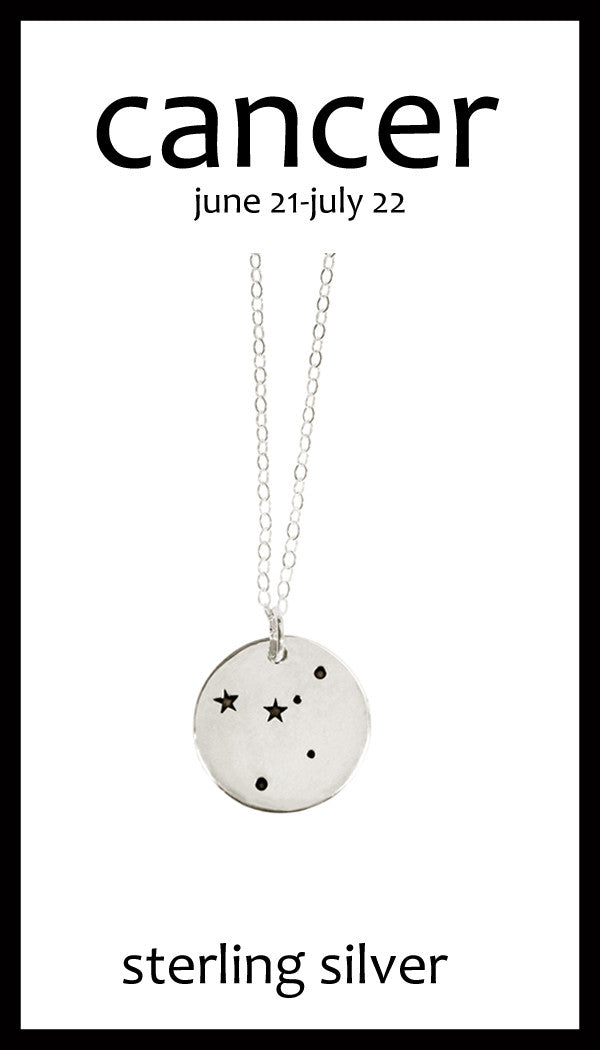 Cancer Zodiac Constellation Necklace
