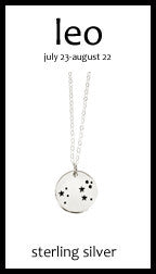 Leo Zodiac Constellation Necklace