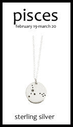 Pisces Zodiac Constellation Necklace