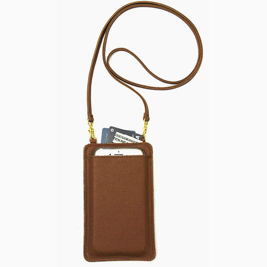 Two Pocket Cell Phone Crossbody Bag