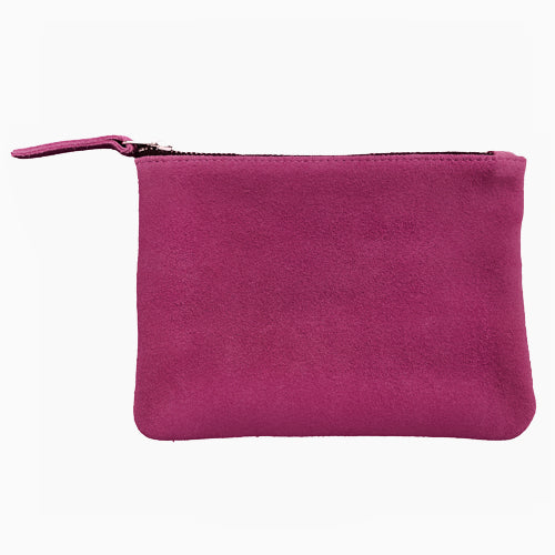 Suede Pouch Periwinkle