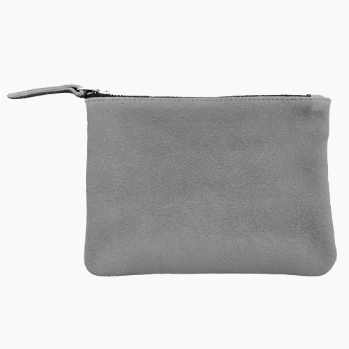 Suede Pouch Periwinkle