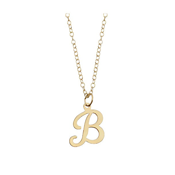 Script Custom Initial Necklace