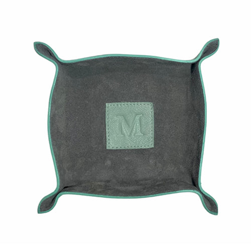 Two Tone Suede and Leather Catchall
