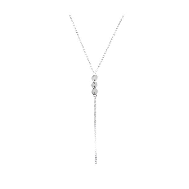 3 Disc Lariat Necklace