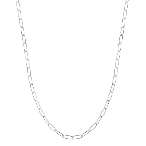 Sterling Silver Paperclip Chain