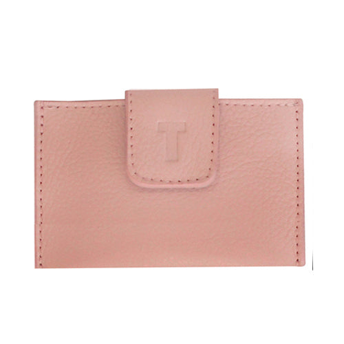 Foldover Initial Credit Card Wallet
