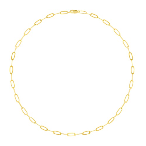 Gold Paperclip Bracelet
