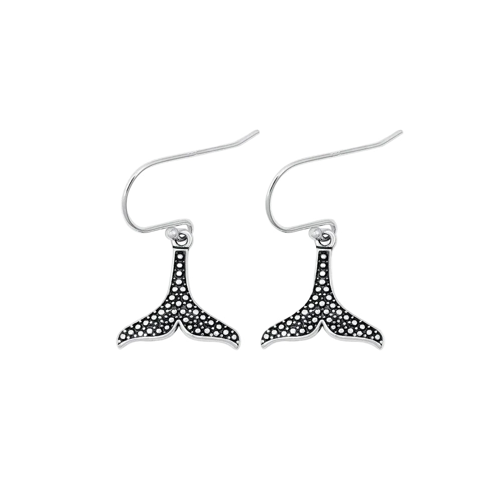 Whale tail Drop Earrings