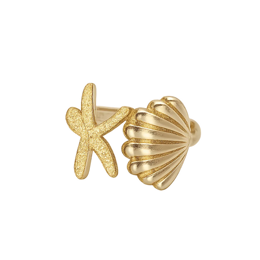 Shell and Starfish ring