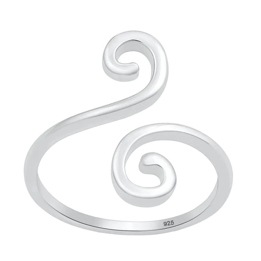 Long Swirl Ring