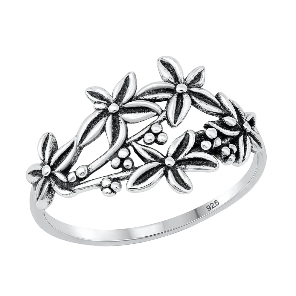 Delicate Plumeria Ring