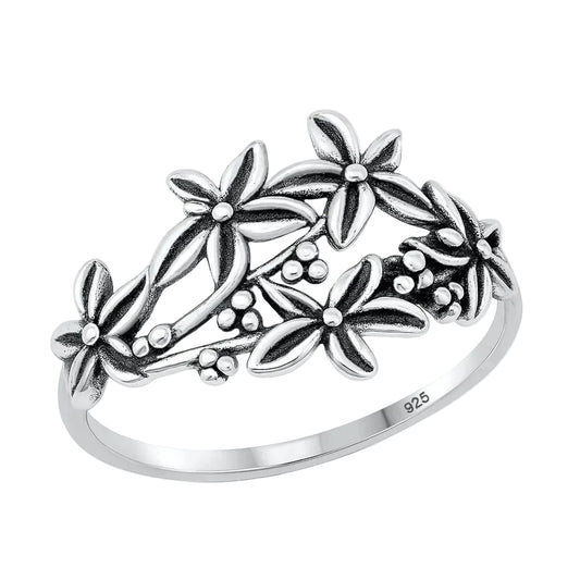 Delicate Plumeria Ring