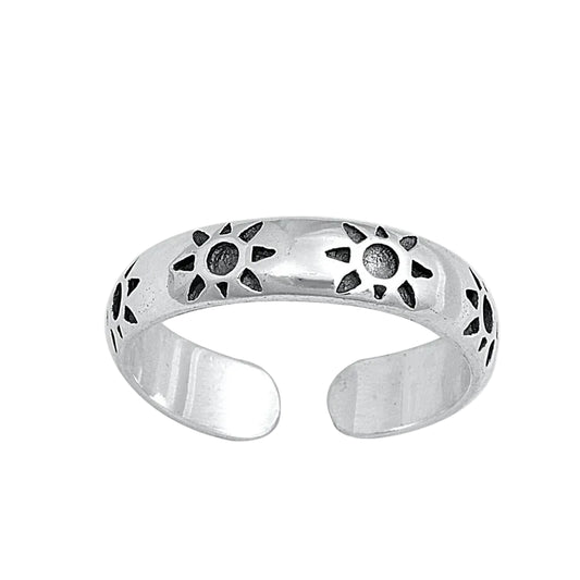 Sun Toe Ring