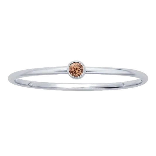 Tiny Solitaire Ring