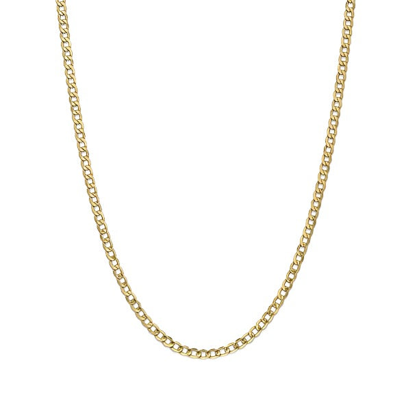14kt Gold Filled Flat Curb Chain Necklace