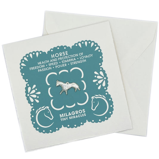 Milagro Notecard Horse