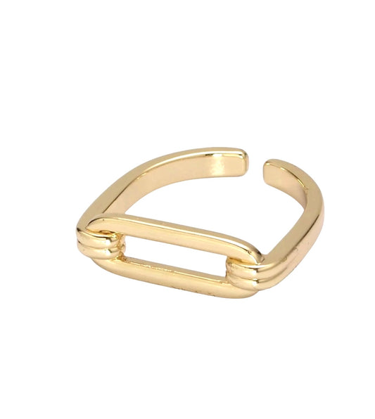 Oval with 2 Side Wraps Ring