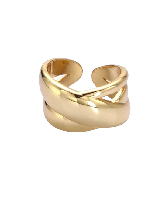 Chunky Crossover Ring