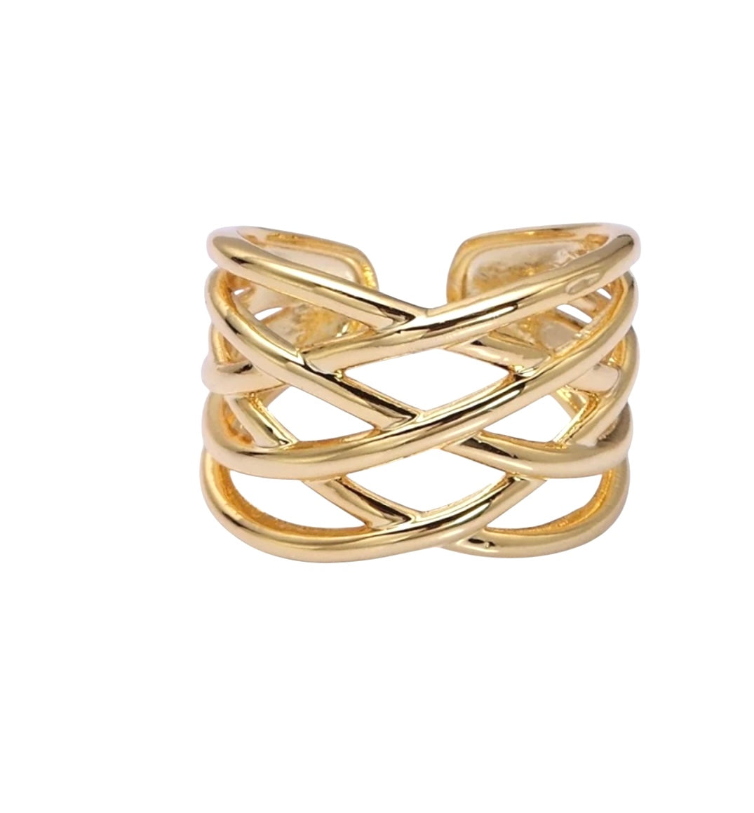 Multiline Overlapping  Ring